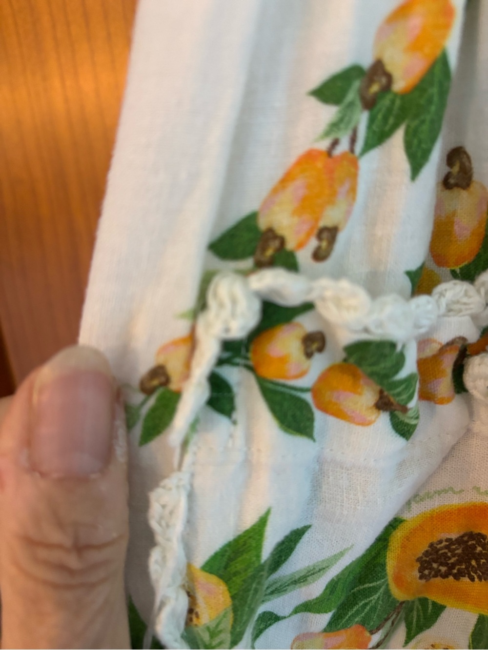 Farm Rio Papaya Salad Scarf Maxi dress - Picture 14 of 16